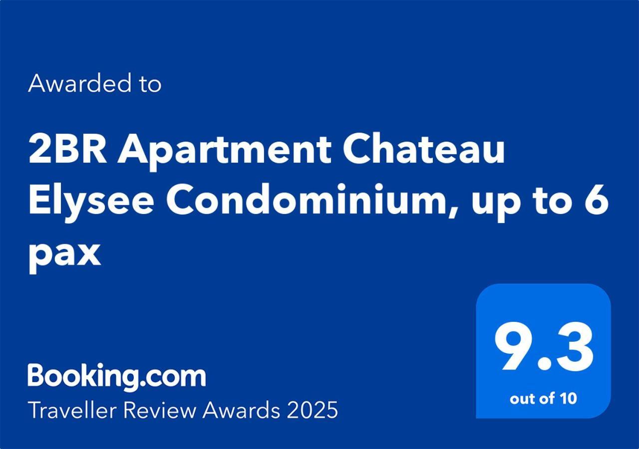 Cozy 2Br Staycation With Balcony Chateau Elysee For 4-6 Pax Paranaque City Zewnętrze zdjęcie